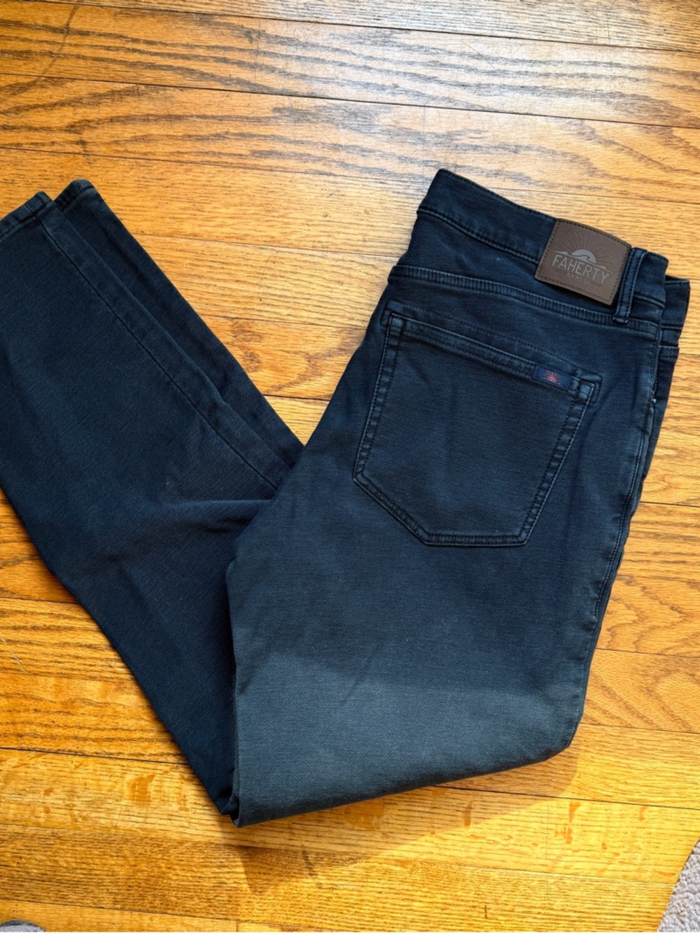Faherty Slim Black Men's Jeans